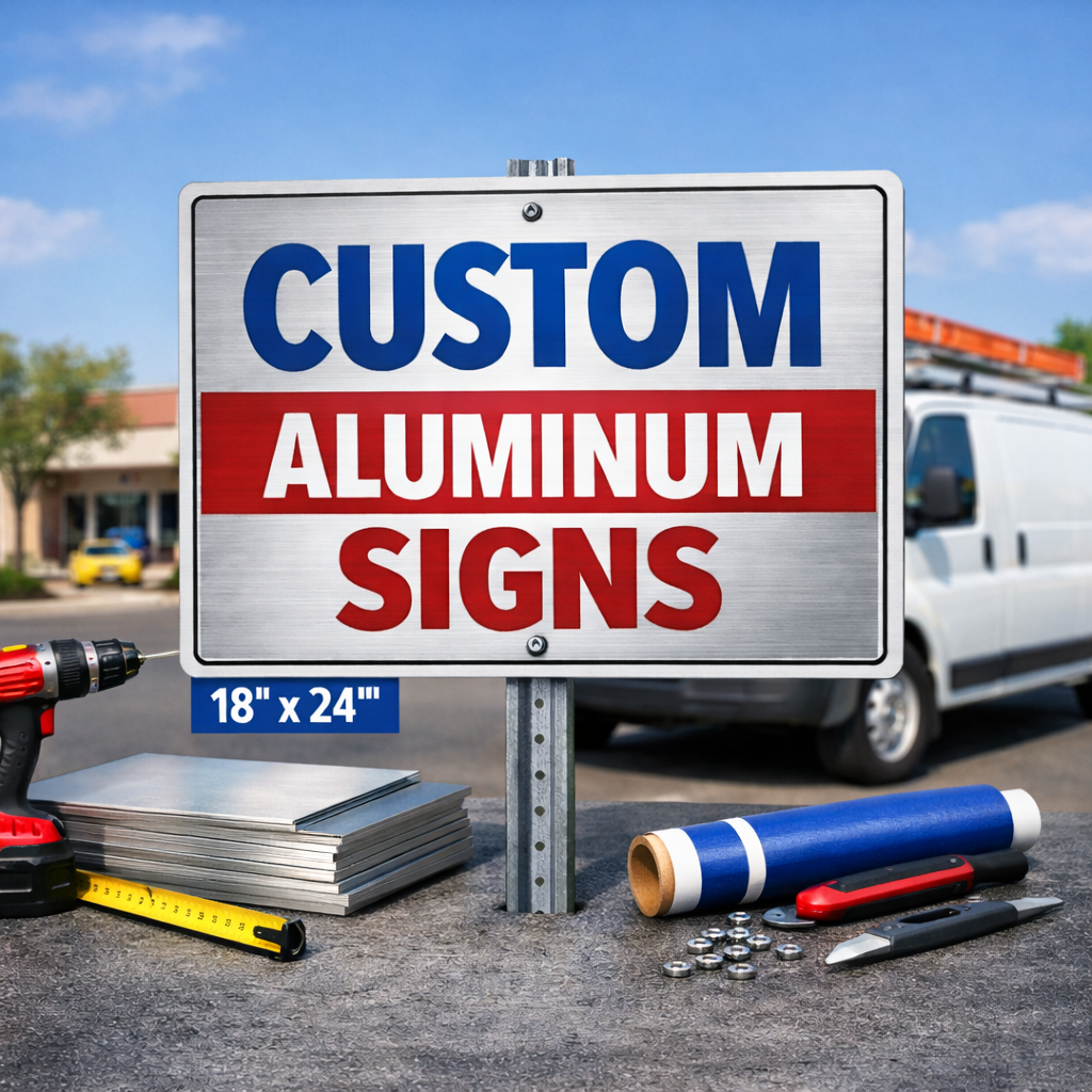 18×24 Aluminum Parking & Lot Sign (.080")