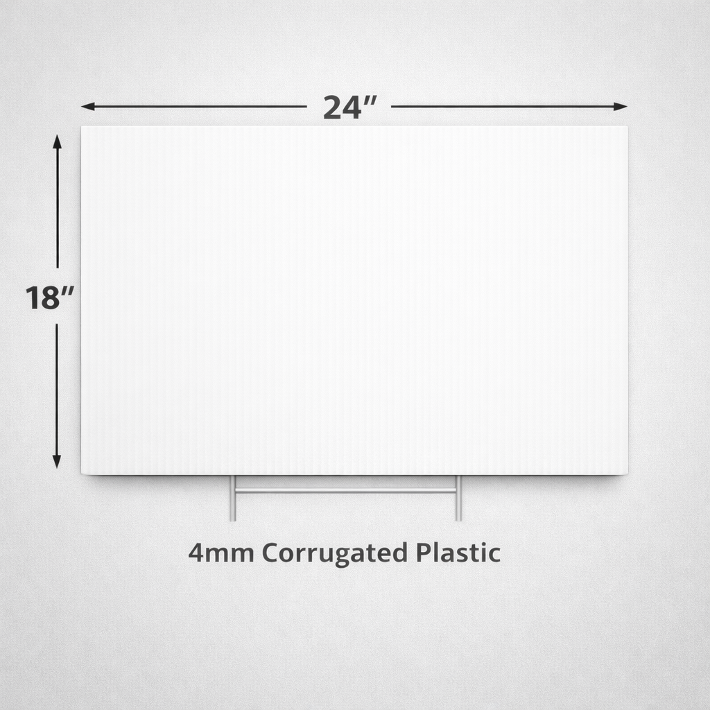 Custom Yard Signs – SINGLE SIDED (20–90)