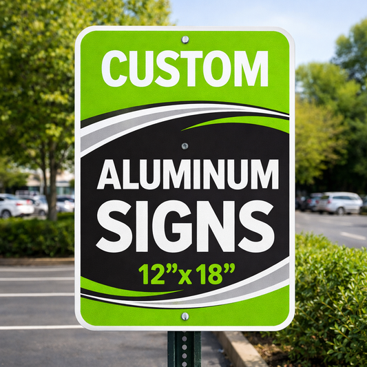 12×18 Aluminum Parking & Lot Sign (.080")