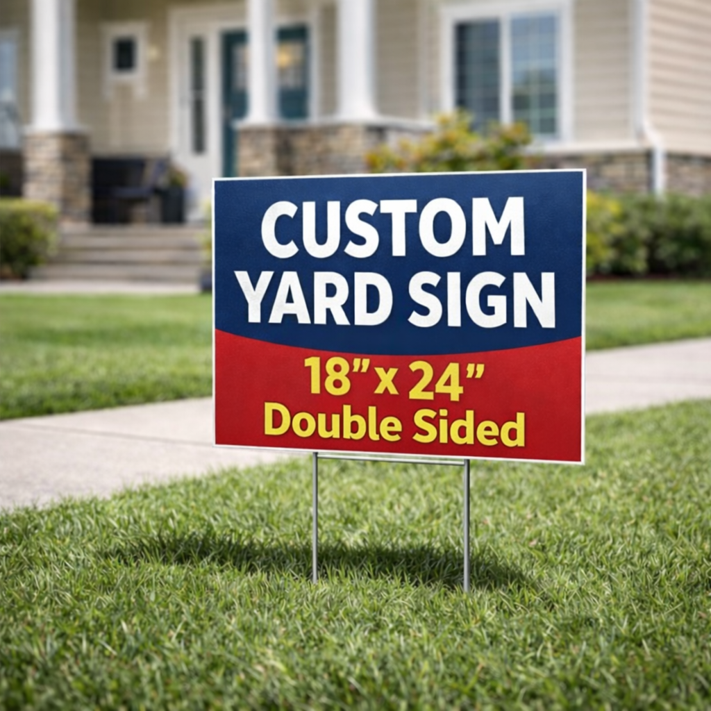 Custom Yard Signs – DOUBLE SIDED (20–90)