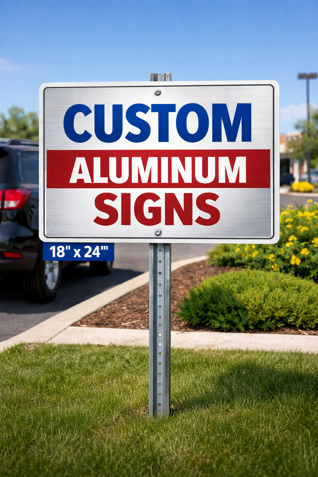 18×24 Aluminum Parking & Lot Sign (.080")