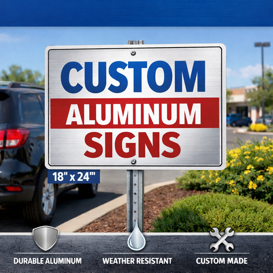 18×24 Aluminum Parking & Lot Sign (.080")
